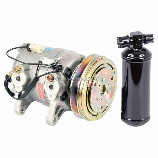 For 1997 Nissan D21 Hardbody Pickup 2.4L AC Compressor w/ A/C Drier