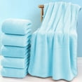thumbnail image 3 of TACILIP Bath Towels, 55.1x27.6in Velvet Bath Towel Adult Household Men and Women Bathing Thickened Quicks Drying Large Towel Washcloth Water Absorbent Non Fluffys, Men Gifts, 3 of 6
