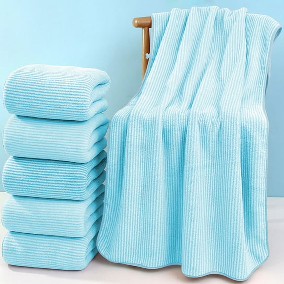 Under $5 Large Bath Towels, 100% Cotton Towels Adult Quick Drying Large Towel Washcloth Water Absorbent Non Fluffys Highly Absorbent Towels for Bathroom, Gym, Hotel 55 X 28Inches