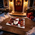 thumbnail image 6 of AURIGATE Christmas Doormat, 23.6x15.7 in Polyester Christmas Entryway Mat with Santa Design for Indoor Outdoor Home Decor, 6 of 6