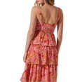 thumbnail image 5 of Womens Slip Layered Maxi Dress Floral Sleeveless Backless Beach Hawaiian Split Slit Long Dress, 5 of 5