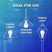 لمبة إضاءة A23 Led ذات قيمة عالية ، 30 واط (ما يعادل 300 واط) ، ضوء النهار ، قاعدة متوسطة E26