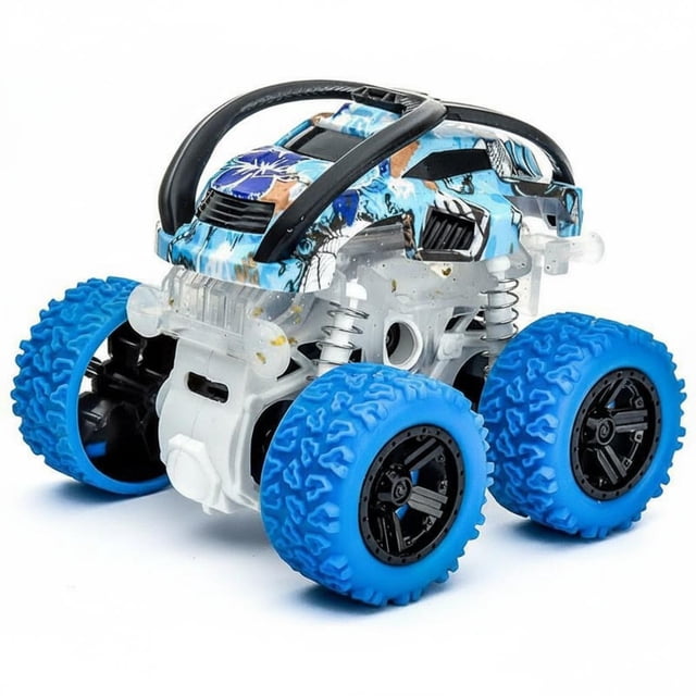 predolo Coche Todoterreno de Juguete Coche de Inercia 4x4 para Niños, Exteriores