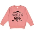 thumbnail image 2 of Inktastic Nana Girl Granddaughter Toddler Sweatshirt, 2 of 4