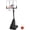 Black B, variant on Portable Basketball Hoop System - Adjustable 5.2 to 10 FT Goal with 44 Inch Backboard - Wheeled Base for Driveway Garage and Backyard Play
