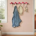 thumbnail image 6 of Vacemry Mushroom Wall Hooks, Mushroom Shaped Wall Hooks for Hat and Coat Storage, Resin Craft Decorative Hangers for Home Organization, Adorable Wall Mounted Hooks, 6 of 9