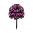 thumbnail image 2 of Outdoor Artificial Flowers with Stakes - 22.8" Greenery Shrubs for Garden & Patio, Weatherproof Decorative for Farmhouse, Wedding & Mother's Day Decor, 2 of 5