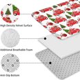 thumbnail image 5 of Red Christmas Car Pattern Bathroom Rugs Sets 3 Piece,Toilet Cover Set,Absorbent Non Slip Bathroom Mats Sets with U-Shaped Contour Rug Toilet Rug Set, 5 of 5