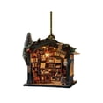 thumbnail image 2 of Home Decoration 2024 Christmas Tree Decorations Book Lovers Christmas Decorations 2D Flat Acrylic Bookstore Book Stacking Christmas Tree Decorations Book Lovers Christmas Bookstore Decorations, 2 of 5