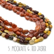 Pebble Gemstone Beads: Handpicked Natural Semi-Precious Nugget Gemstones for Unique CreationsBeads