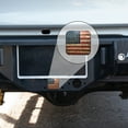 thumbnail image 4 of Hitch Cover Fits For 2-Inch Hitch,Vintage - Styled American Flag On Weathered Woodrubber Trailer Hitch Cover Tube Plug Insert,Car Exterior Accessories, Receiver Tube Hitch Plug, 4 of 6