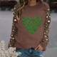 thumbnail image 1 of TaTaai St Patricks Day Sweatshirt Women Shamrock Long Sleeve Shirt Irish Festival Holiday Crewneck Causal Top Gift, 1 of 5