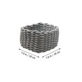 thumbnail image 2 of HAMPPLIES Nordic Style Cotton Rope Basket Square 1Pc 7.1X7.1X5.5In Desktop Organization, 2 of 8