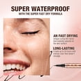 thumbnail image 5 of O.TW O.O-delineador de ojos líquido, resistente al agua, a prueba de manchas, secado rápido, 12 horas de uso, delineador negro ultrafino para flechas （Eyeliner 3, 5 of 5