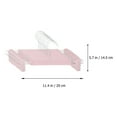 thumbnail image 4 of Topbathy 10Pcs Pants Clip Hangers Hook Shape Pink Skid Resistance for Adults Laundry, 4 of 8