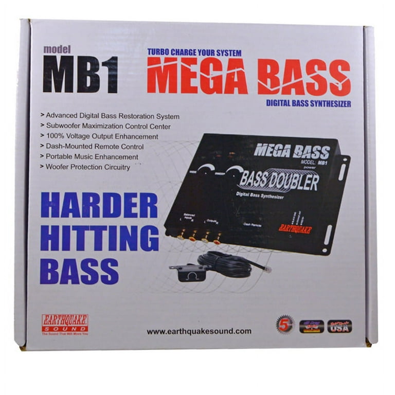 .com: Earthquake Sound MB1 MEGA BASS Digital Bass Synthesizer for Car  Audio : Electronics