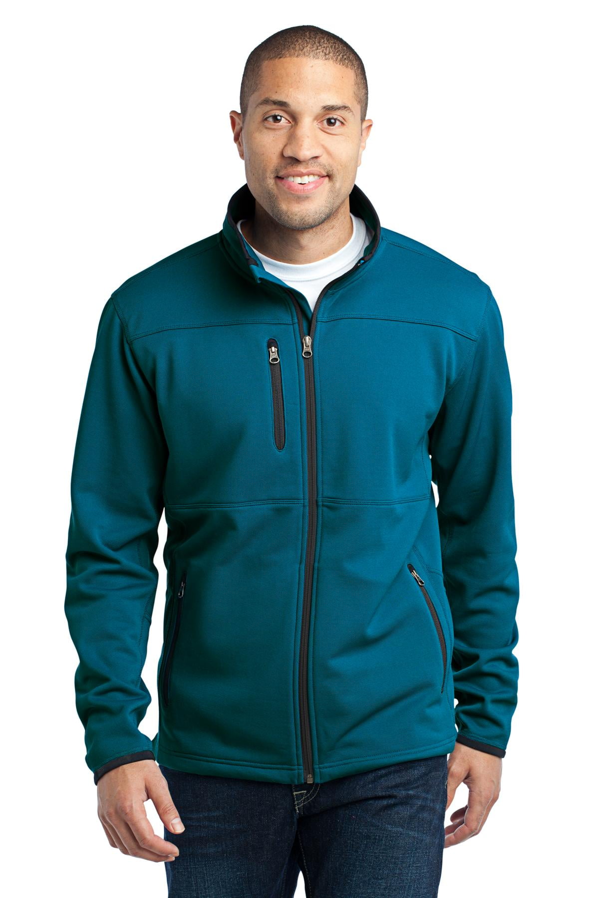 Port Authority Mens 100 Percent Polyester Pique Fleece Jacket. F222