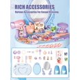 thumbnail image 3 of 30pcs Kids dressing table toy girl simulation home makeup and makeup jewelry box 3-4 5-6 years old baby birthday gift, 3 of 5