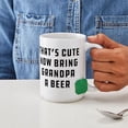 thumbnail image 4 of CafePress - That's Cute Now Bring Gra - 15 oz Ceramic Large White Novelty Mug, 4 of 6