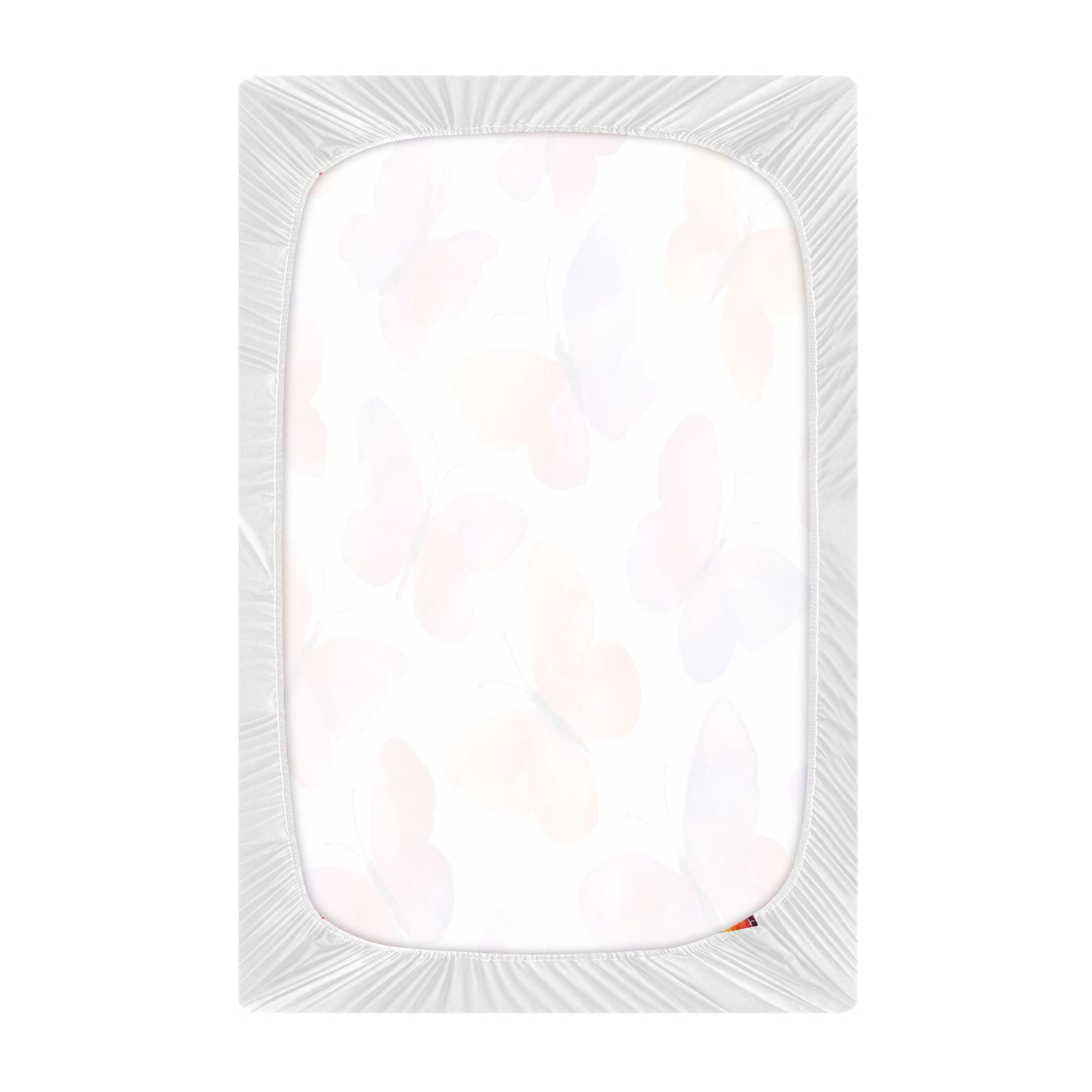 Baby Essentials 52”x 28”- Standard Cotton-like Modal Elastic- Red Watercolor Pattern Design Crib Sheets for Newborns and Toddlers