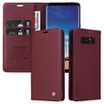 thumbnail image 3 of Funda para Samsung Galaxy Note 8 Estuche de Cuero PU Tipo Cartera con Ranuras para Tarjetas y Cierre Magnético, 3 of 5