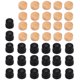 thumbnail image 1 of 20 piezas de almohadillas de corcho para válvula de escupitajo de llave de agua de trombón con juego de 20 parachoques de goma, 1 of 2