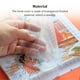 thumbnail image 5 of Riwesomey Funda de libro impermeable, transparente, funda para libros, autoadhesiva mate, funda de película gruesa con pegatinas de nombre, cubiertas Material de laboratorio Riwesomey TO009607-00, 5 of 6