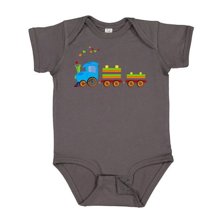 

Inktastic Colorful Toy Train Gift Baby Boy or Baby Girl Bodysuit