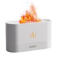 thumbnail image 1 of Simulated Flame Atomizing Humidifier 2 Brightness Night Light Quiet Cool Desktop USB Humidifier Aromatherapy Essential Oil Diffuser Suitable for Home Office Bedroom Baby Room Automatic Shutoff, 1 of 8
