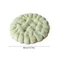 thumbnail image 3 of Gumesh Green Plush Bubble Seat Cushion, Round Tufted Chair Pad for Bedroom & Kitchen, 3 of 6