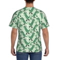thumbnail image 2 of Naloa Dinosaurs on Roller Skater Men's T-Shirt Sport T-shirt Men's Basic Tee Casual Men's Shirt, Round Neck, Short Sleeves -, 2 of 5