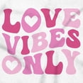 thumbnail image 2 of Valentine's Day Love Vibes Only Girls Kids T Shirt Tees Teen Brisco Brands S, 2 of 5