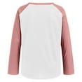 thumbnail image 6 of UngA Basic Tees for Women Womens Waffle Knit Tops 2025 Fall Summer V Neck Shirts Casual Trendy Women's Blouses Basic Tee Light Pink,XL, 6 of 7