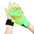 thumbnail image 2 of Soccer Gloves, Breathable Comfortable Goalkeeper Glove Soft Hand Feeling Soft Inner Material  For Soccer Competition For Soccer Training, 2 of 8