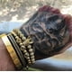 thumbnail image 3 of Pulsera WFYOU Imperial Crown de oro de 18 quilates con circonitas cúbicas para hombre, 3 of 7
