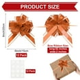 thumbnail image 3 of Uxcell 12 pack Large Bows for Gift Wrapping, Reusable Ribbon Bow Rose Gold, 3 of 6