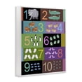 thumbnail image 4 of Blocked Kid's Educational Counting White Framed Giclee Art, design by Carla Daly, 4 of 9