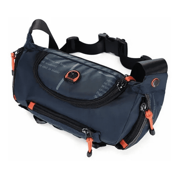 Bandolera Deporte Y Viaje Cangurera 3 En 1 Malubero Azul Marino