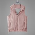 thumbnail image 3 of Hooded Vest for Women Sleeveless Zip up Lightweight Breathable Shirts with Pocket, Flattering Fit Layering Vest QURATI, 3 of 6