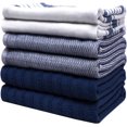 thumbnail image 5 of Bumble Premium Kitchen Hand Towels | 100% Cotton 16” x 26” | Absorbent Dish Cloths | 6 Pack (Navy), 5 of 6