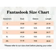 thumbnail image 6 of Fantaslook Blouses for Women Pleated Short Sleeve Tunic Tops Dressy Casual Summer Shirts, 6 of 8
