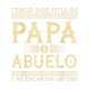 thumbnail image 2 of PAPA Men's Tshirt Tengo Dos Titulos Papa & Abuelo Grandfather Father's T-Shirt Black 100% Cotton Crew Neck Short sleeve Summer Graphic Tee, 2 of 7