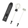 thumbnail image 1 of Handheld Milk Frother, Electric Coffee Foam Maker with 2 Whisk Heads, Stainless Steel Blender for Lattes, Cappuccinos, Eggs, 1 of 7