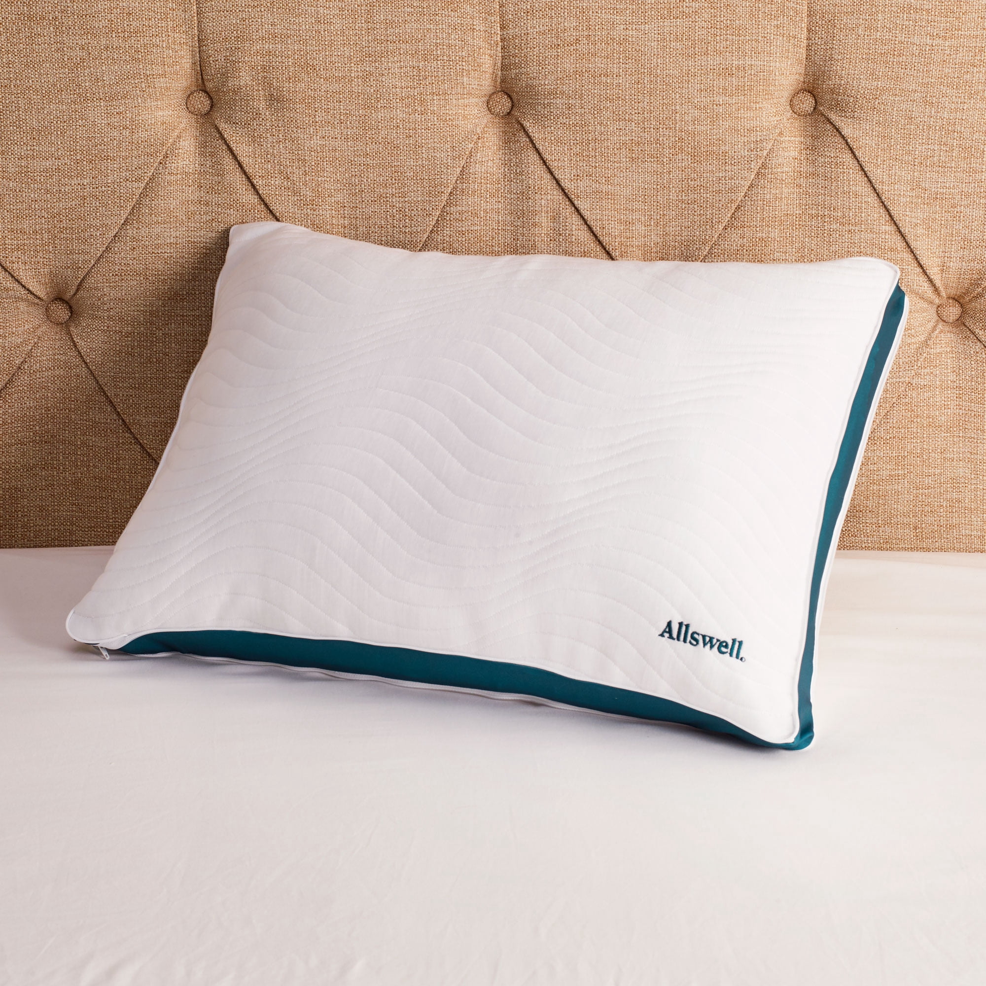 Allswell Cloud Adjustable Memory Foam and Gel Fiber Pillow, Standard/Queen