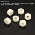 thumbnail image 5 of Uxcell Round Spacer Washer Set, 160 Pack Nylon 5,8,10,12,15,18,20,25mm Length for M5 Screws Block, Beige, 5 of 6