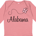 thumbnail image 4 of Inktastic Butterfly Alabama Boys or Girls Long Sleeve Baby Bodysuit, 4 of 5