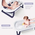 thumbnail image 5 of **KFeng Baby Bathtub with Anti-Slip Pad (0-36 Months) Gray with Net Pad,4-36 Months, 5 of 9