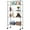 Silver, variant on Dkelincs 6 Tier Wire Shelving Unit with Wheels Adjustable Storage Shelves Heavy Duty Metal Wire Shelf Standing Garage Shelves for Home Storage, 2100 lbs Weight Capacity(Black)