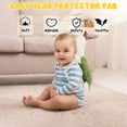 thumbnail image 4 of Mesh Ventilated & Soft Cotton Baby Head Protection Backpack - Bump-Proof Comfort All Day-Turtle, 4 of 6