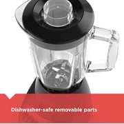 Black+Decker with Glass Jar 10 Speed Blender Black (BL2010BG)